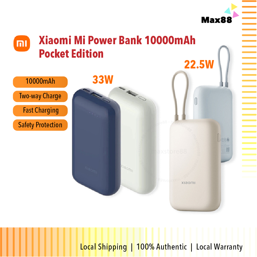 Xiaomi 33w Power Bank 10000mah Pocket Edition Pro