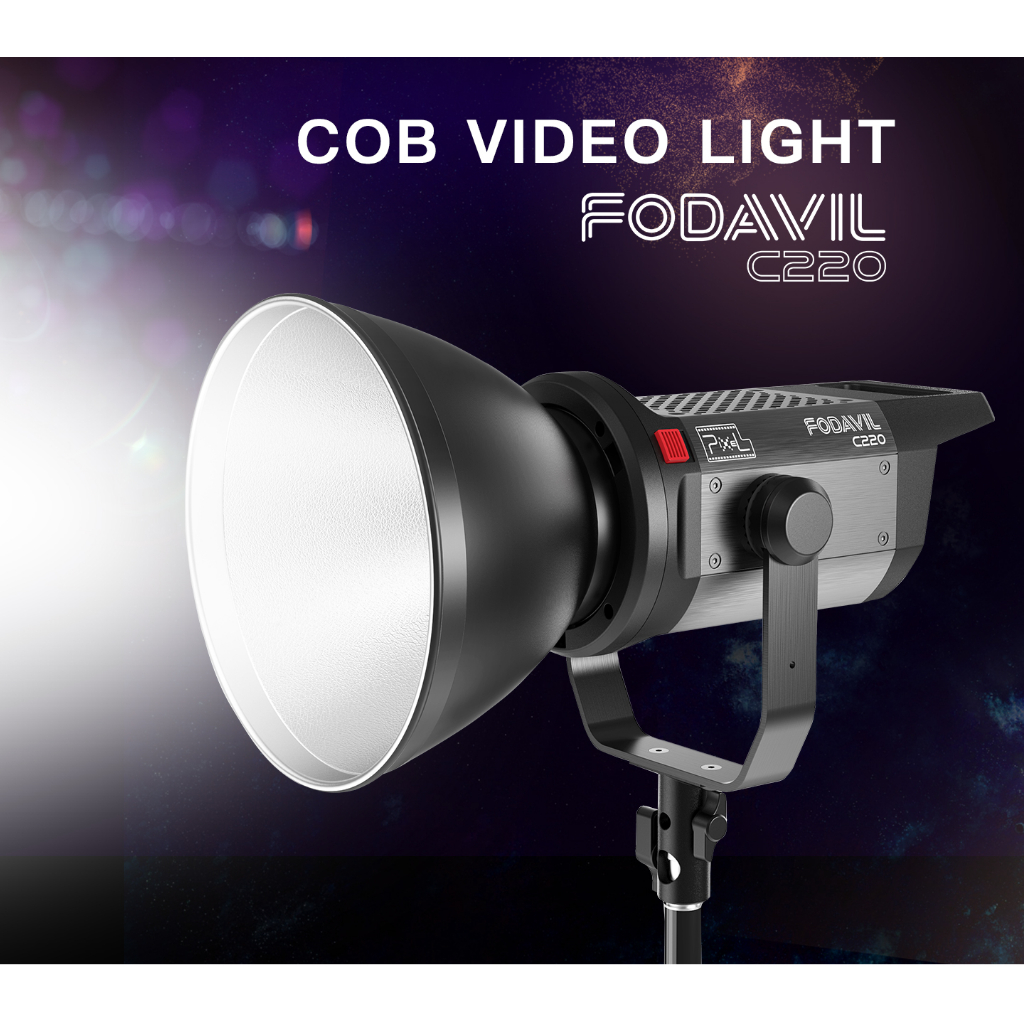 Pixel C100 C220 Fodavil COB LED Video Light | Shopee Malaysia