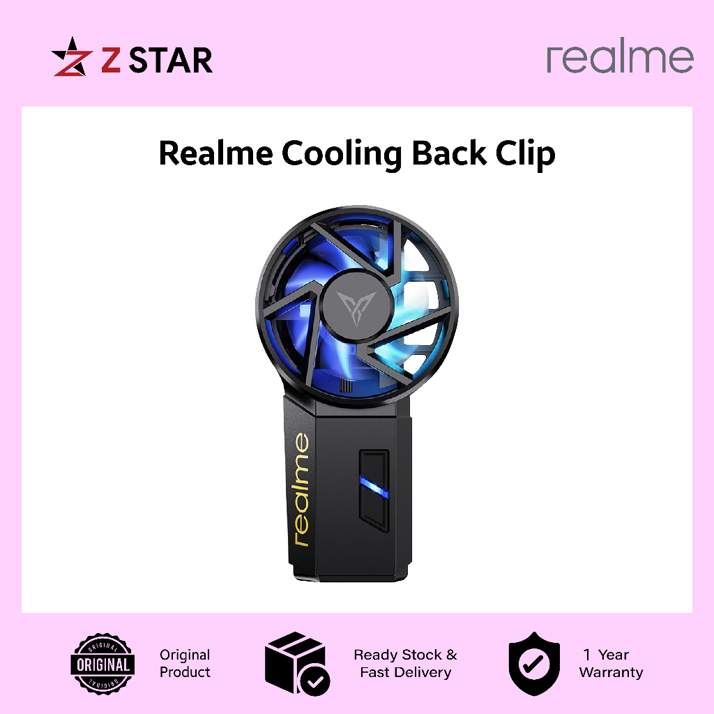 Realme Cooling Back Clip (Rapid Cooling Tech Gaming Cooler Fan