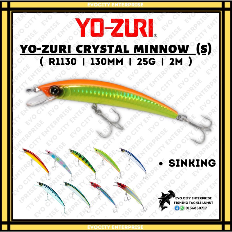 YoZuri Crystal Minnow (S) 130mm / 25g / R1130 Killer Toman