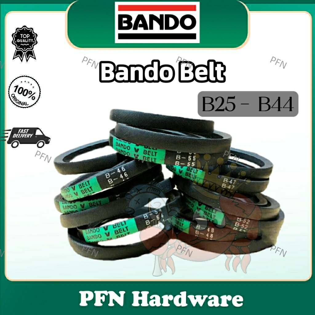 (B25 - B71) Bando Belt B Type (B Series) Industri V Belt Mesin Motor ...