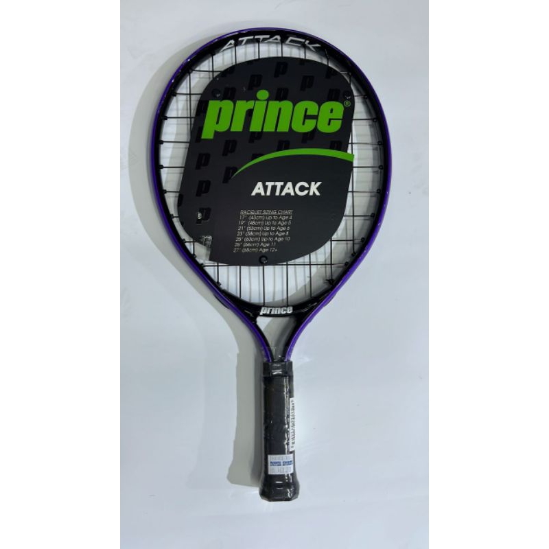 Prince ATTACK 17” ( 43cm ) Up to age 4 junior tennis racquet | Shopee ...