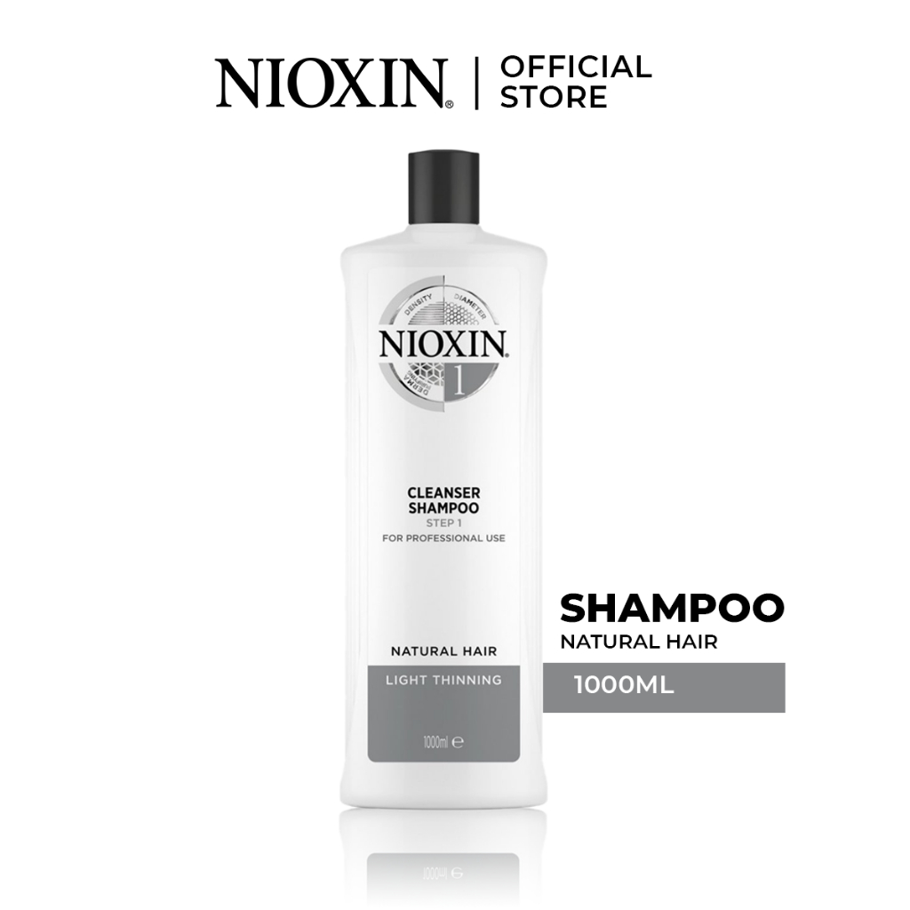 NIOXIN Anti Hair Loss Shampoo for Natural Hair with Light Thinning