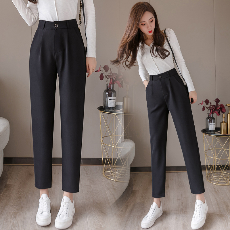 [Ready stock]Women Korean slim style office lady long seluar panjang ...