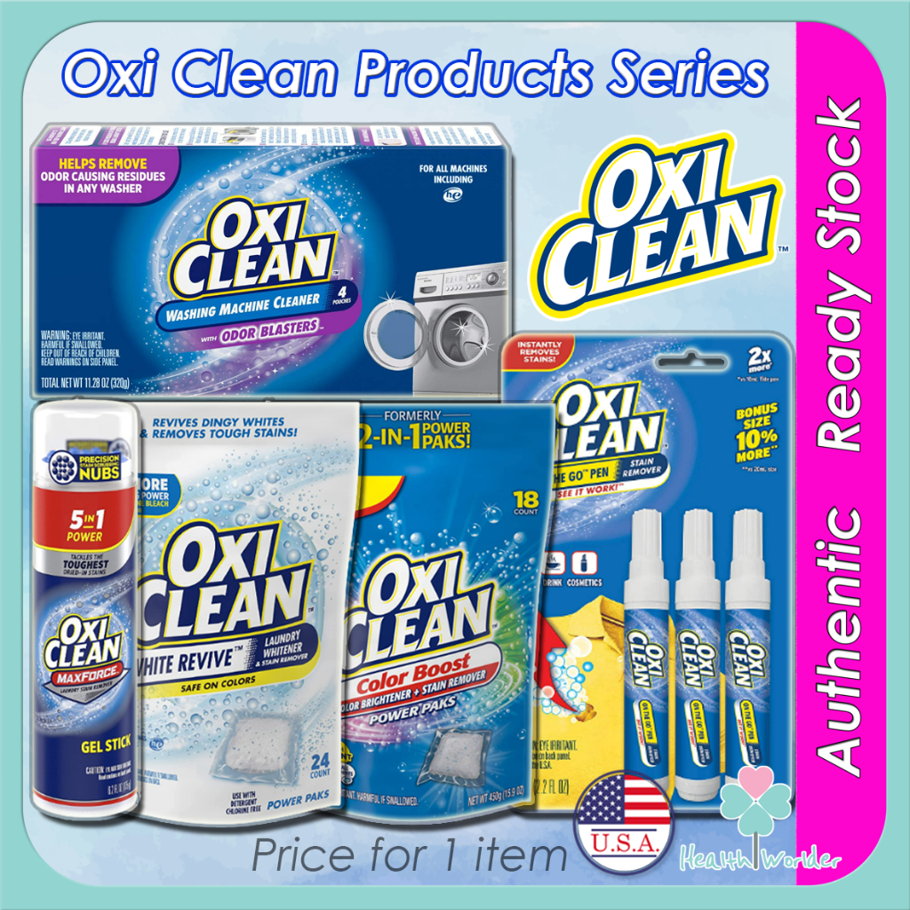 OxiClean Color Boost Color, Max Force Gel Stain Remover Stick, Washing