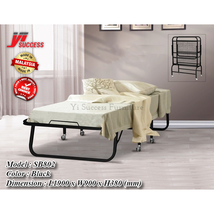 Yi Success Folding Single Bed Frame / Foldable Metal Bed Frame