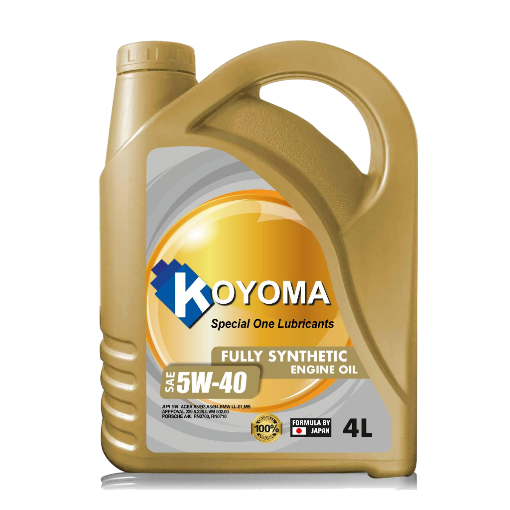 [6 BOTTLE] 100% ORIGINAL OIL KOYOMA 5W40 FULLY ENGINE OIL API PROTON ...