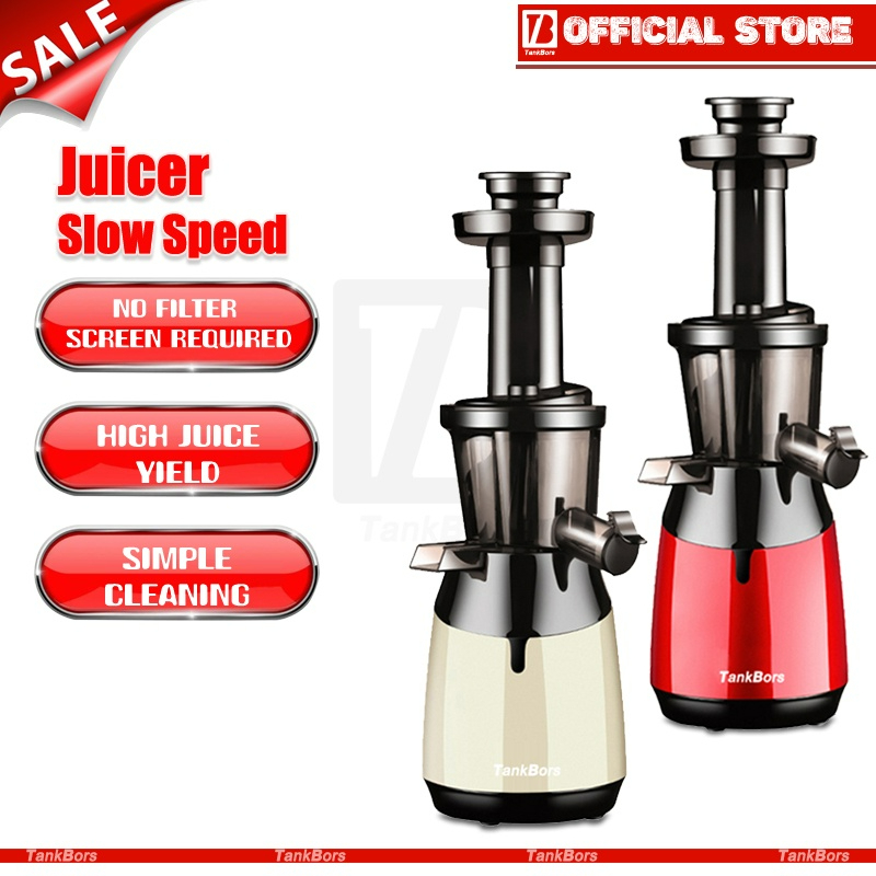 🇲🇾 Malaysia TankBors Slow Juicer Portable Small Fruit Juicer 50rpm Mini