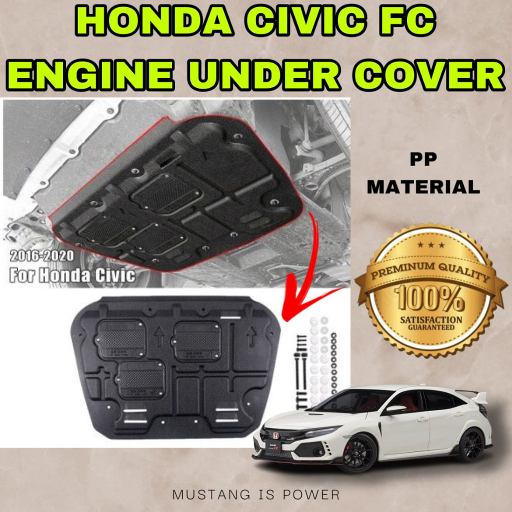 HONDA CIVIC FC LOWER SHIELD OIL GEAR ENGINE UNDER COVER PP MATERIAL ...