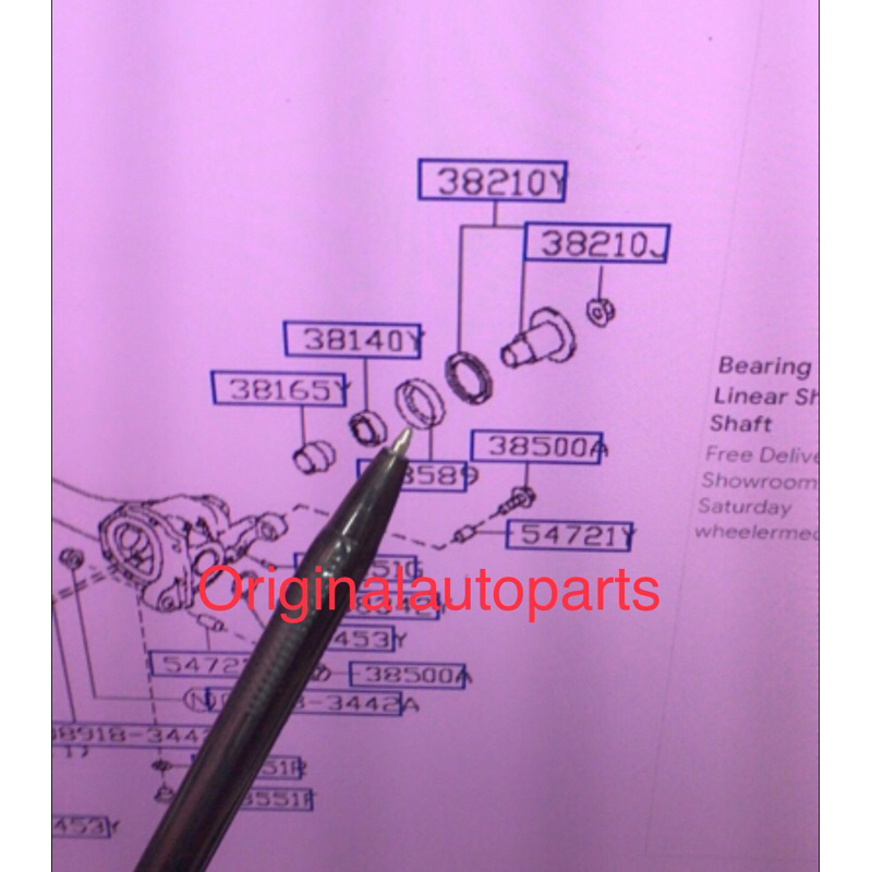 Nissan Navara D40 Fr Diff Case Longshaft Seal.(Thailand ). Shopee