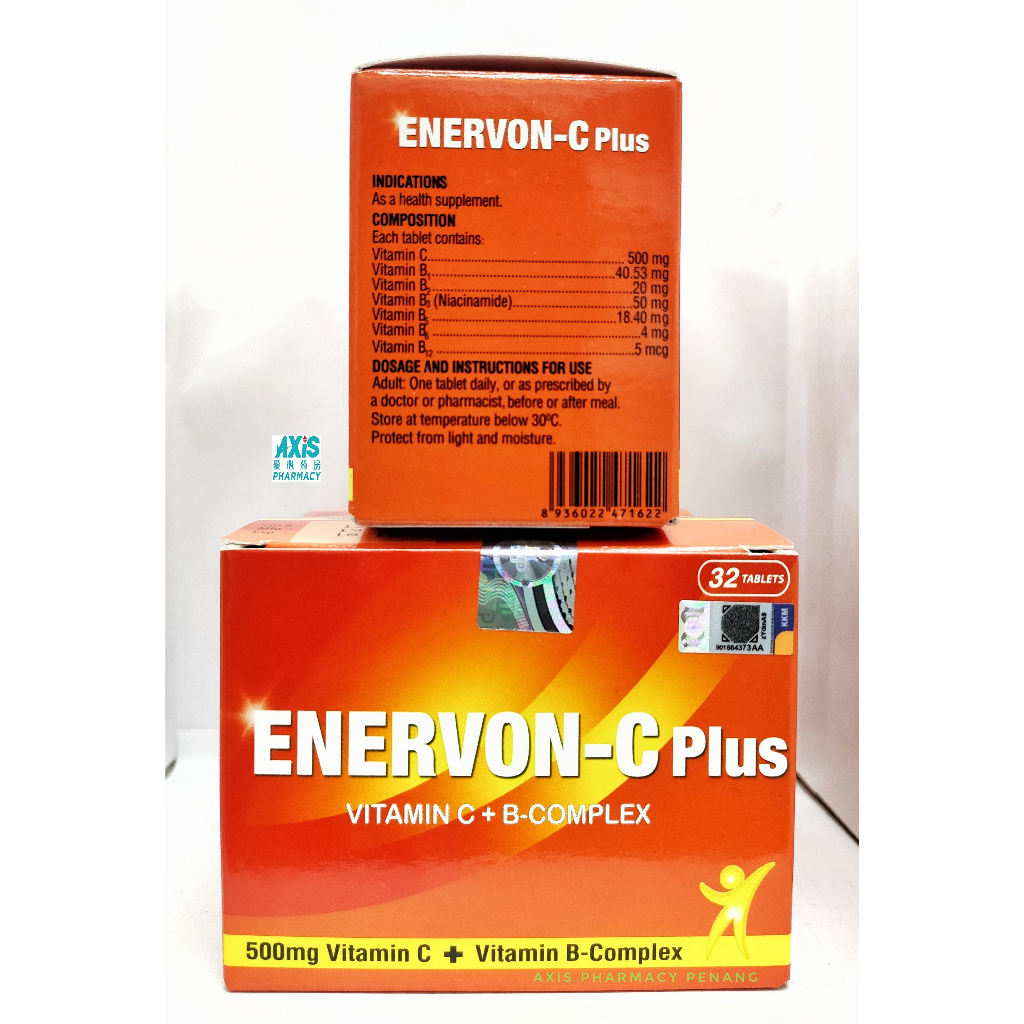 EnervonC Plus (Vitamin C + Vitamin *Boost Energy&Immunity