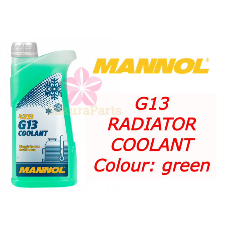 MANNOL 4213 G13 Radiator Coolant 1L (MADE IN GERMANY) Shopee Malaysia