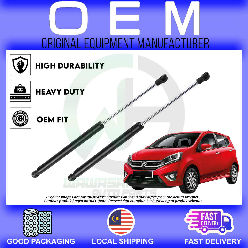 Perodua Axia Rear Bonnet Damper , Bonnet Absorber High Quality & Heavy ...