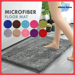 Bathroom Rugs Soft Absorbent Non Slip Fluffy Thick Bath Mat For Tub(  Size,color : 50cm*80cm-white Hs