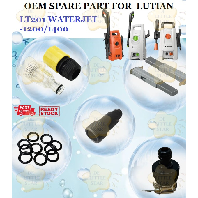 SPARE PART FOR LUTIAN LT201 1200 1400 HIGH PRESSURE WASHER WATERJET TAP ...