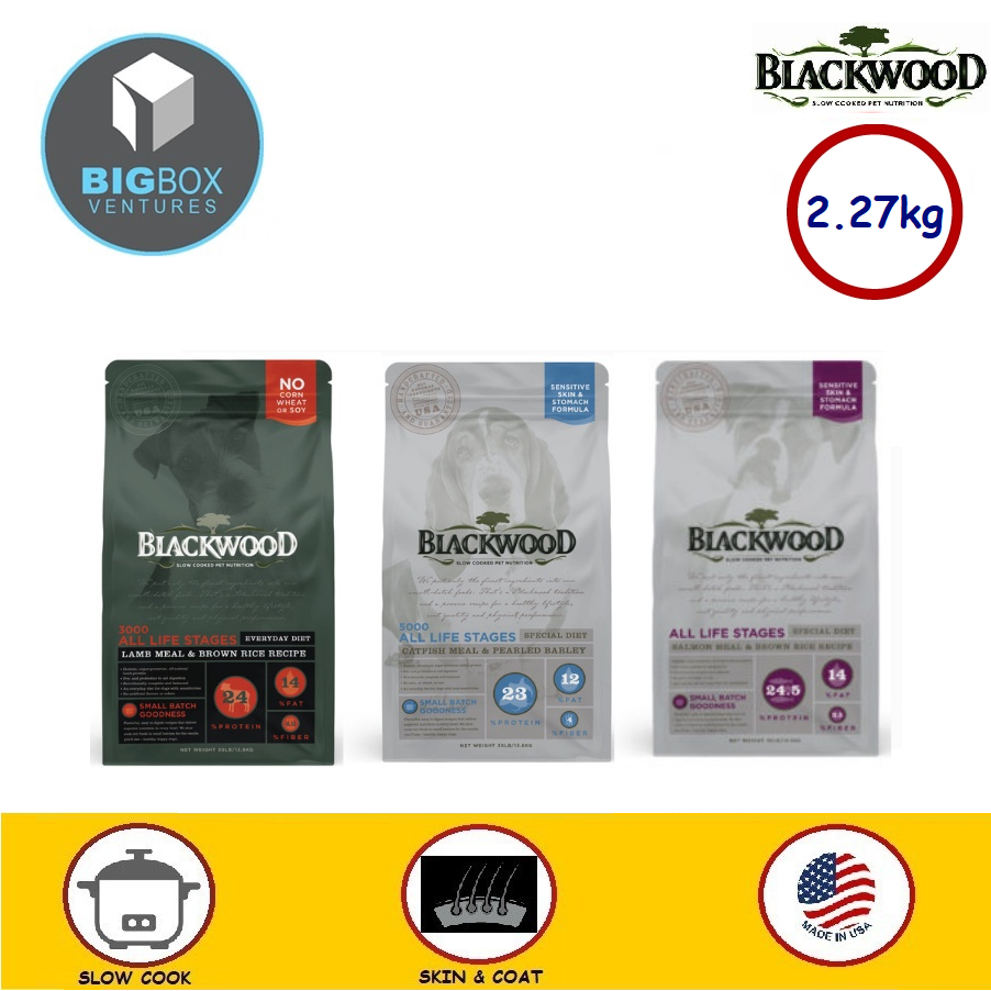 Blackwood Dog Dry Food 2.27kg (Blackwood 3000 Lamb, Blackwood 3000