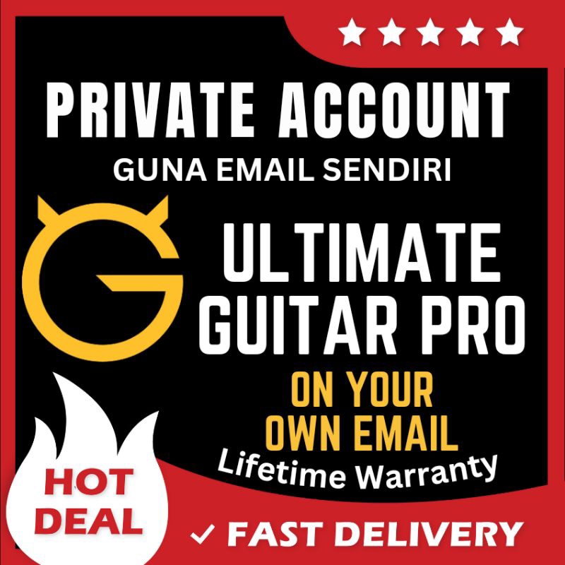 [LIFETIME] ULTIMATE GUITAR PRO LIFETIME ACCOUNT Shopee Malaysia