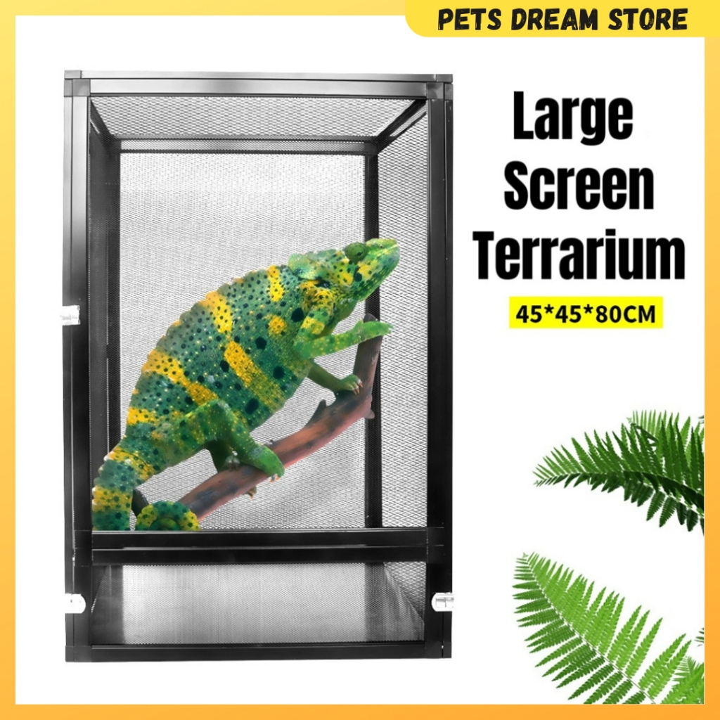 Nomoy Pet Reptile screen terrarium LARGE chameleon cage reptile