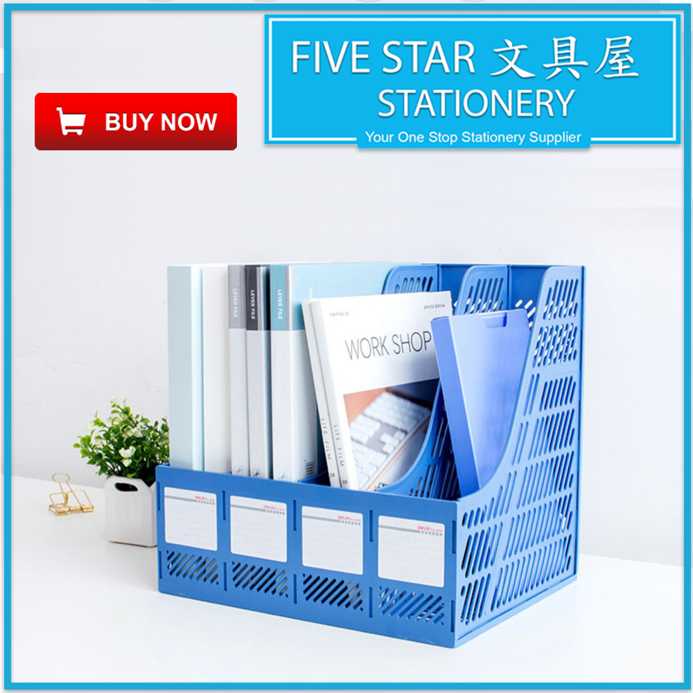 fivestar2u Magazine Holder Desktop Table Rack Book Shelf Organizer