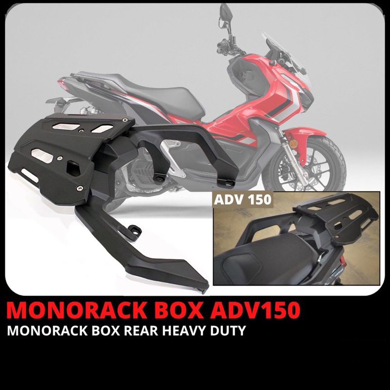 Honda ADV150 Top Rack Monorack Heavyduty Thailand Top Rack V2 | Shopee ...