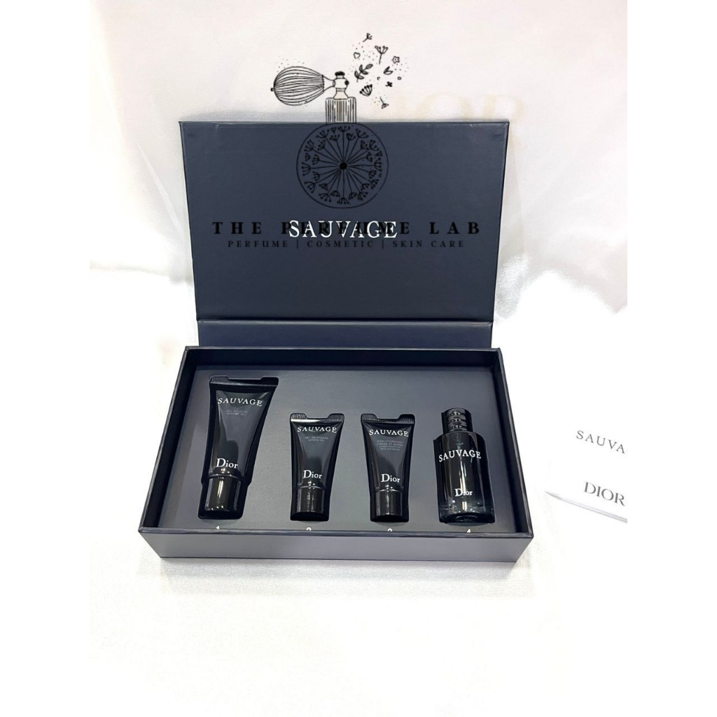 Christian D or Sauvage Edt for men Miniature Gift Set D OR SAUVAGE GIFT
