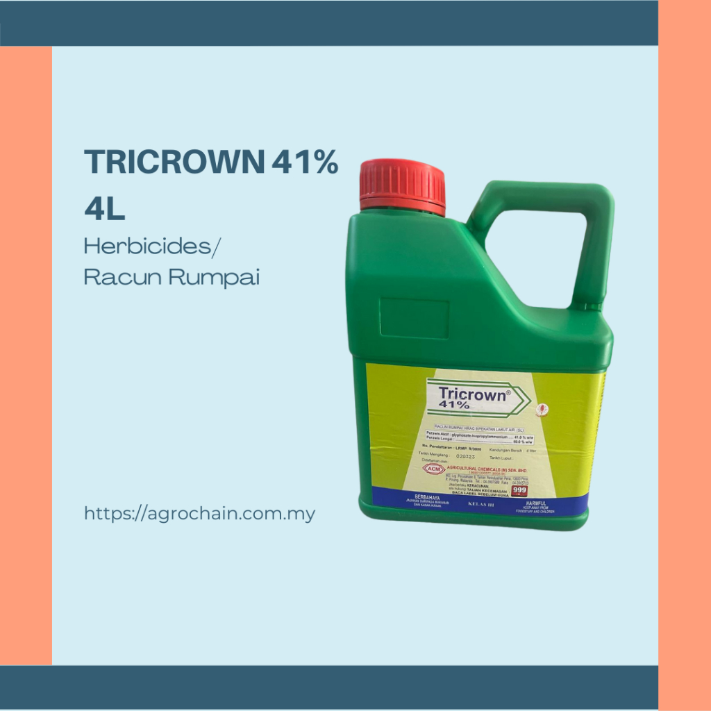 ACM - TRICROWN - 4 LITRE (RACUN RUMPAI/除草药/HERBICIDE) | Shopee Malaysia
