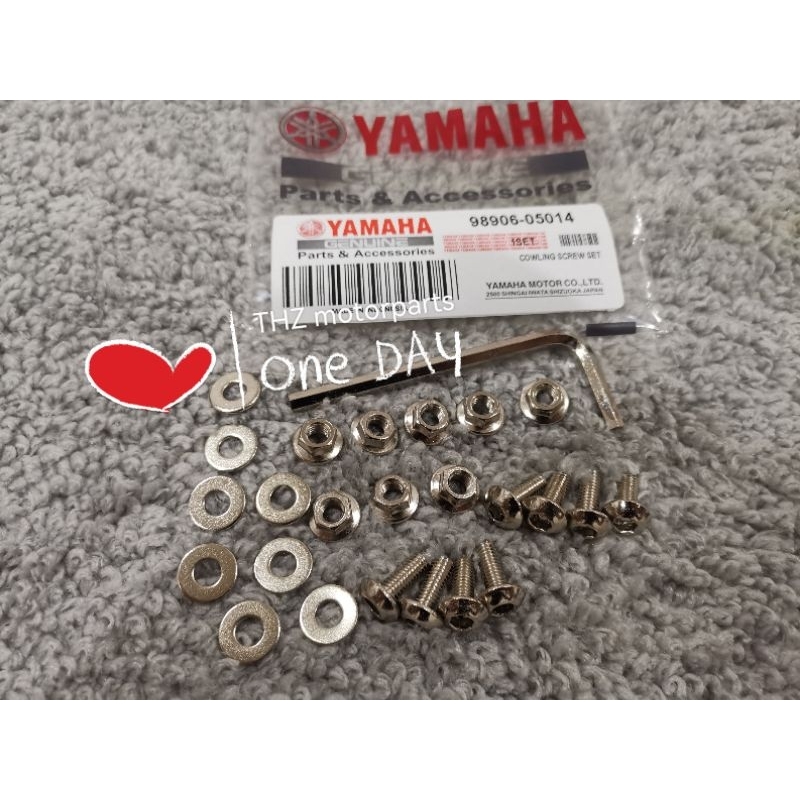 RXZ Catalyzer Cowling Lens Screw Screw Visor Skru Fering Krom Skru ...