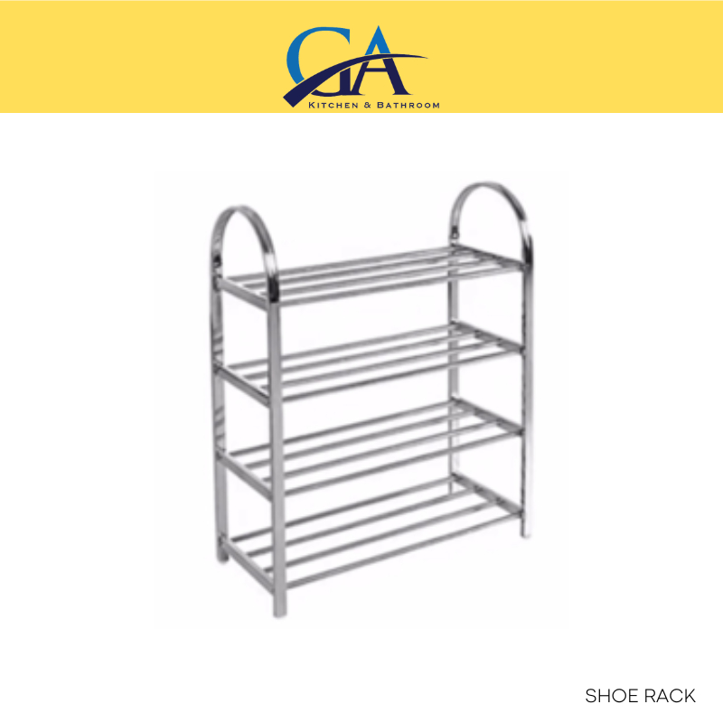 Shoes Rack- SUS 304 Stainless Steel (4/5 Tiers) | Shopee Malaysia