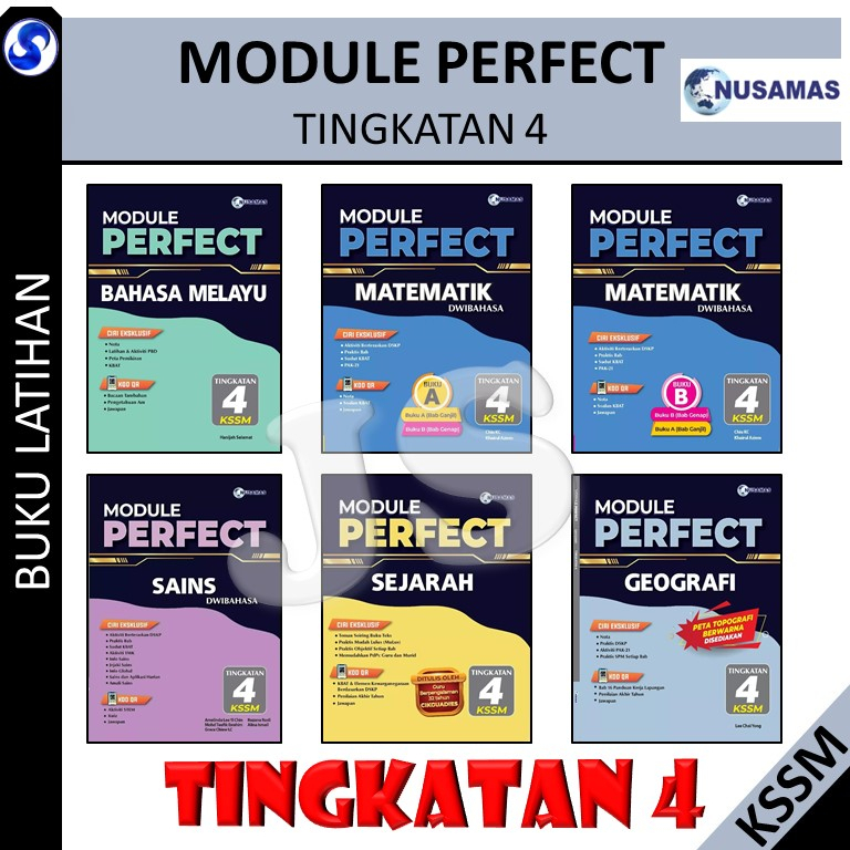 MODULE PERFECT TINGKATAN 4 BAHASA MELAYU / MATEMATIK / SAINS (DWIBAHASA ...