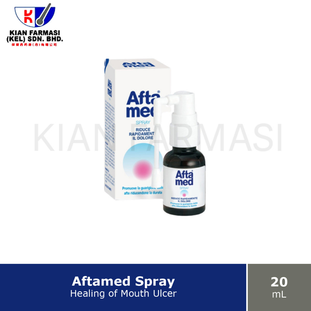 Aftamed Spray 20ml (Rawatan Ulser Mulut) | Shopee Malaysia
