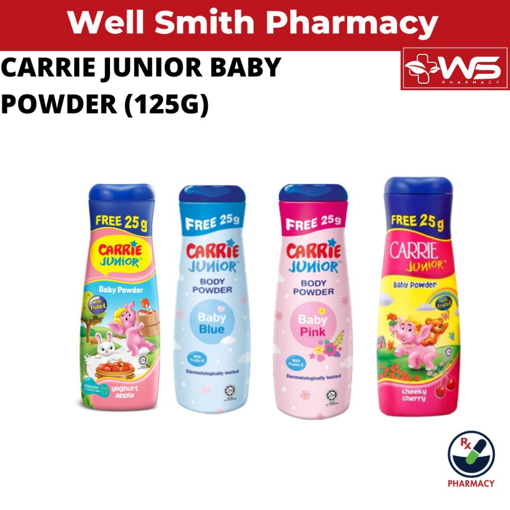 CARRIE JUNIOR BABY POWDER (125G) | Shopee Malaysia