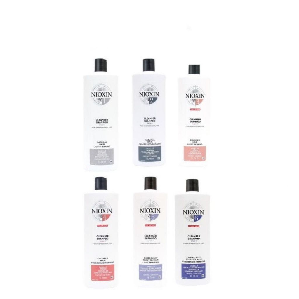 Wella Nioxin System 6 Colour Safe Cleanser Shampoo - 1000ml - View #2