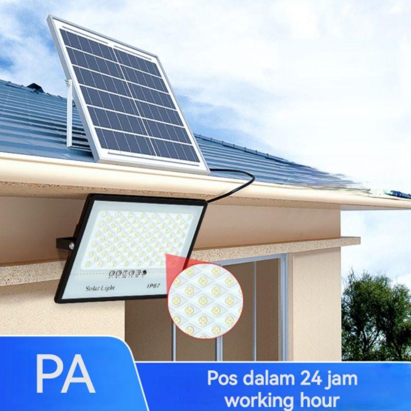 PA Premium 1000W Lampu Solar Light Outdoor Lighting LED Solar Spotlight ...