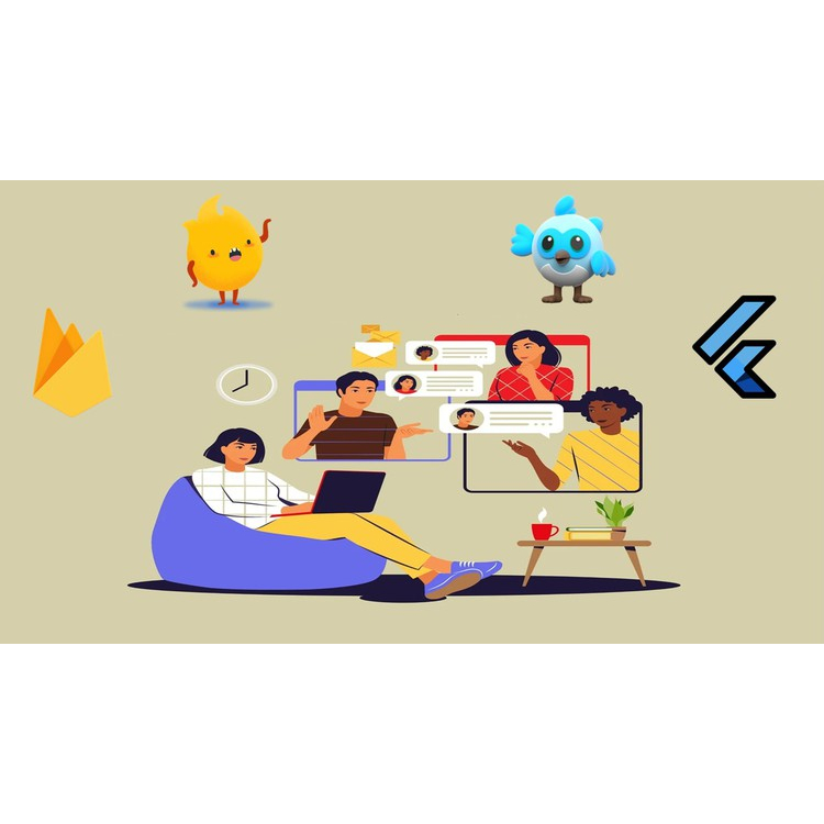 🔥COURSE🔥[Udemy] Build a basic Group based Chat app using Flutter ...