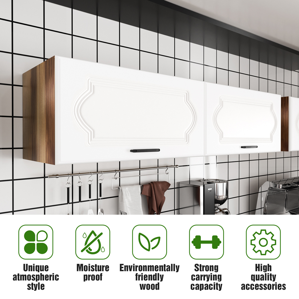 Ready Stock Kitchen cabinet wall cabinet Hanging kitchen cabinet shaker ...