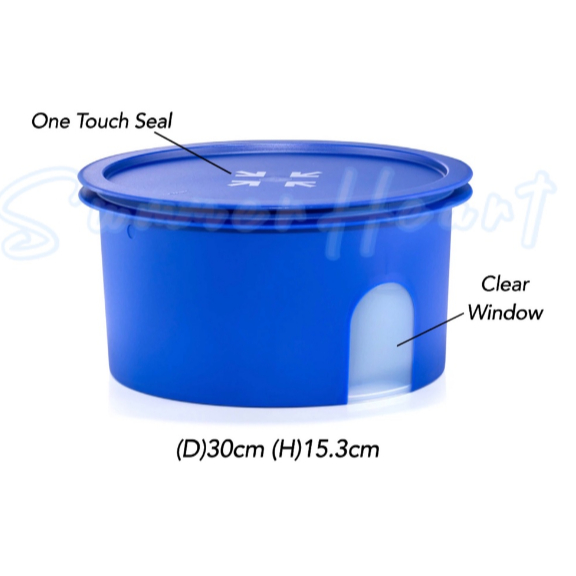 Tupperware Canister 7L Base for Water Dispnser 14.5L / Tapak / WINDOW ...