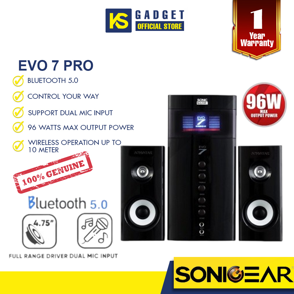 Sonicgear Evo Pro Evo Pro Btmi Bluetooth Speaker Shopee Malaysia