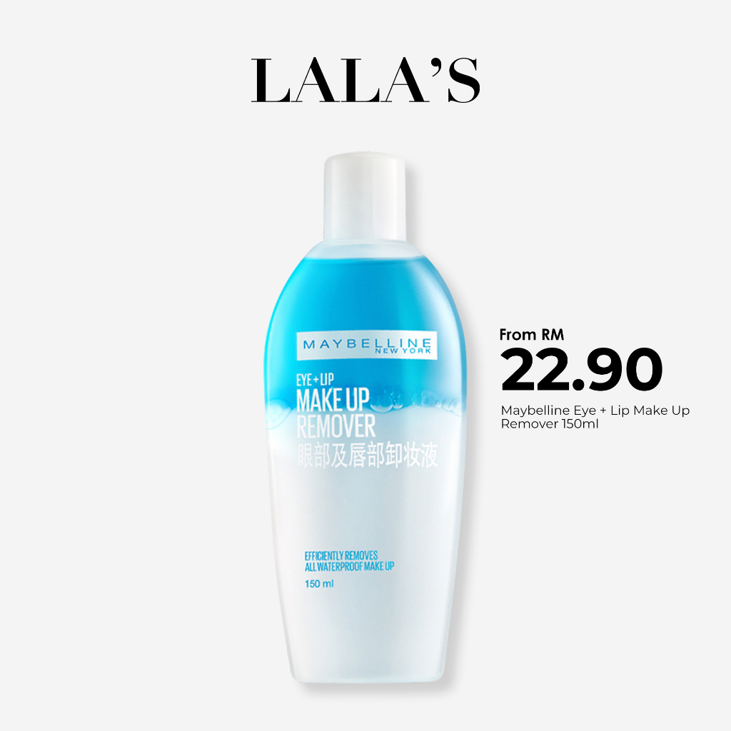 Maybelline Makeup Remover 150ml [READY STOCK] Shopee Malaysia