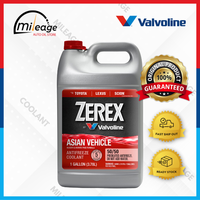 [Ready Stock] Valvoline Zerex Asian Vehicle Antifreeze/Coolant (1