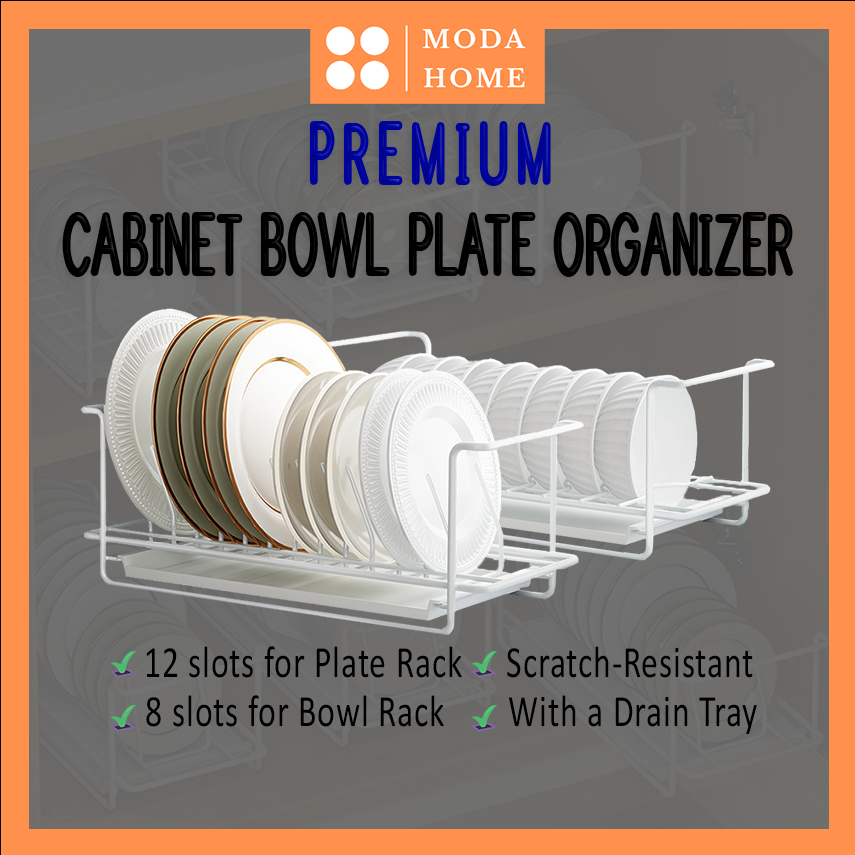 Moda Home kitchen dishes&bowl racks household plate storage