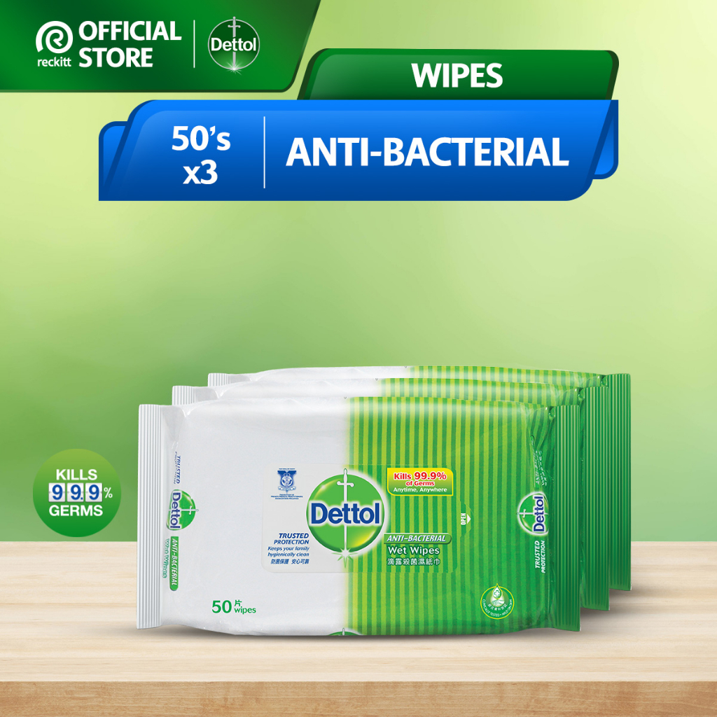 Dettol Antibacterial Wet Wipes/Wet Tissue Shopee Malaysia
