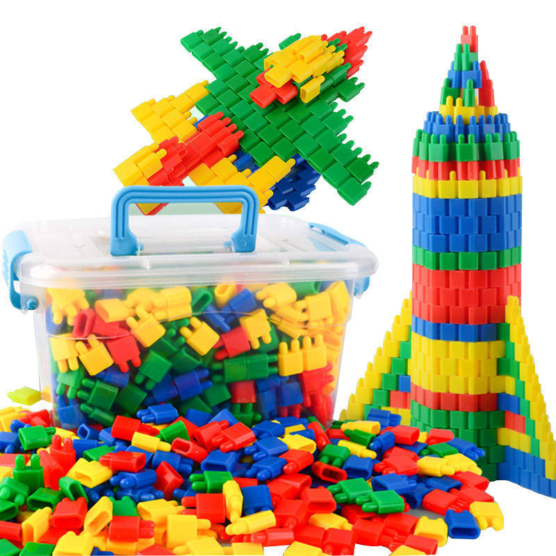 (FREE Box) 1000pcs Rocket Bullet Building Blocks House Character ...