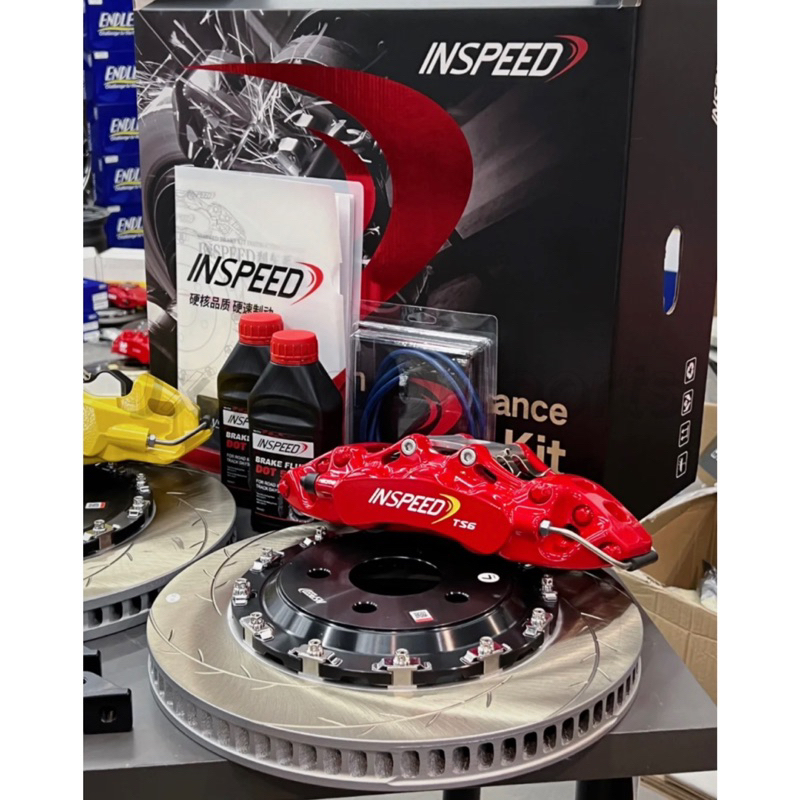 Inspeed Ts6 6pot Brake Caliper Disc Rotor Front Rear Performance BENZ ...