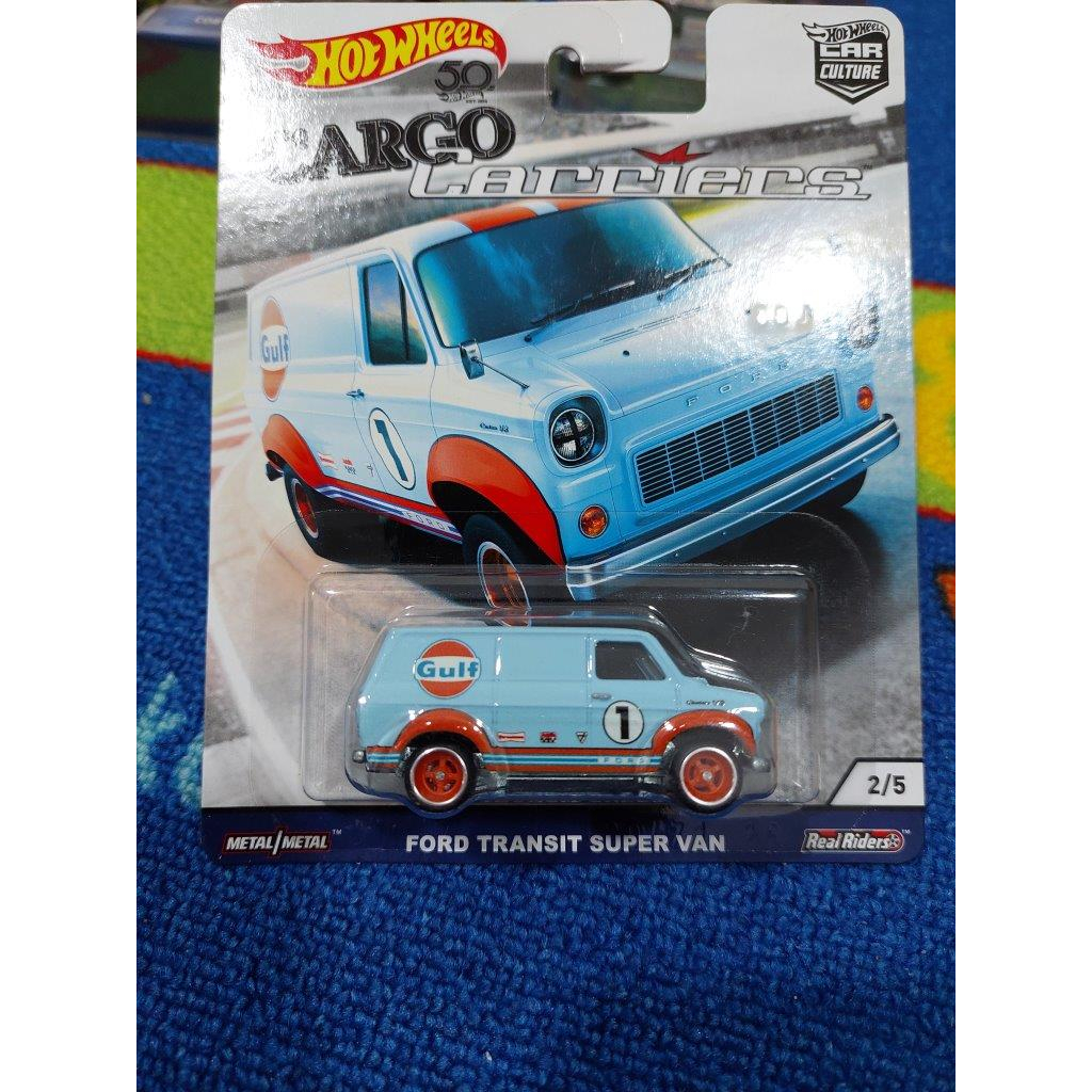 Hot wheels ford hot sale transit supervan gulf