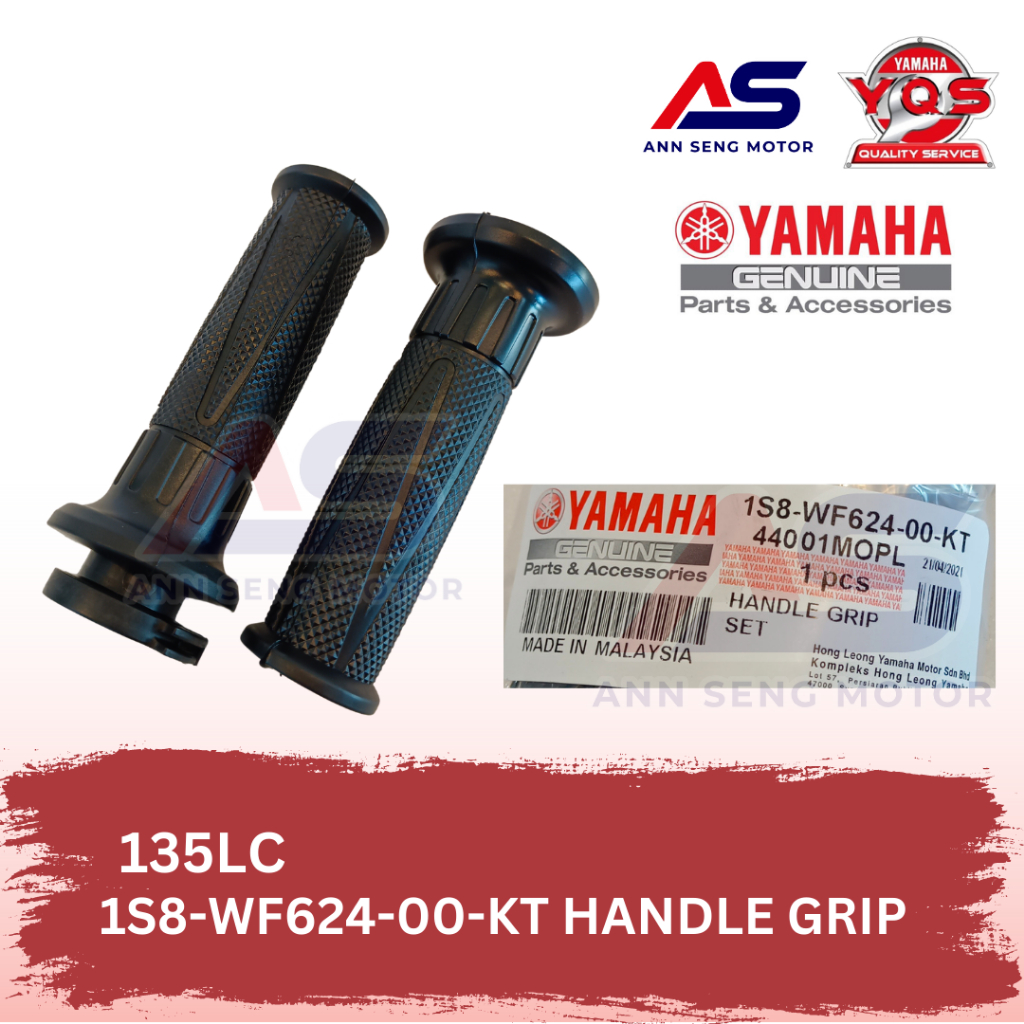 YAMAHA 135LC V1 HANDLE GRIP ORIGINAL (1S8-WF624-00-KT) | Shopee Malaysia