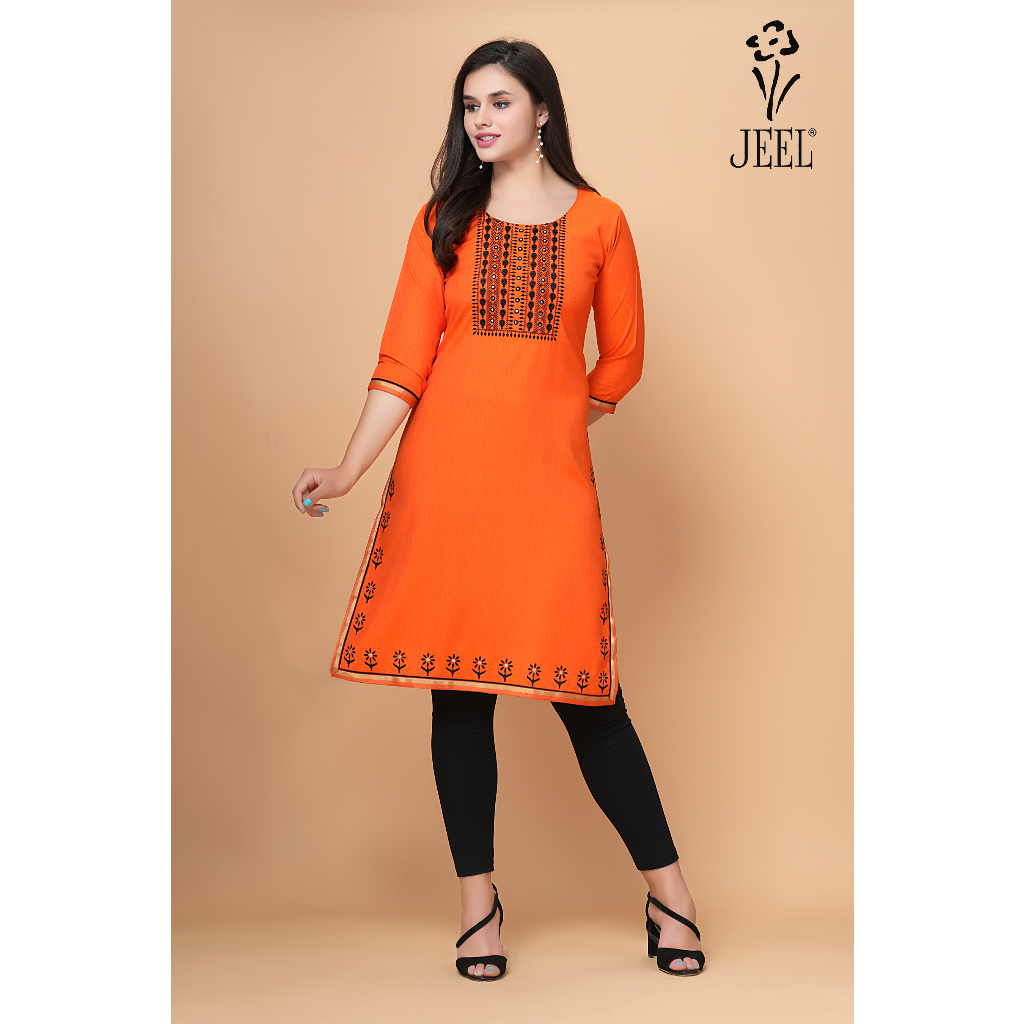 JEEL Embroidery Kurtis HOT COLLECTION ASSORTED DESIGNS TOPS FOR WOMEN