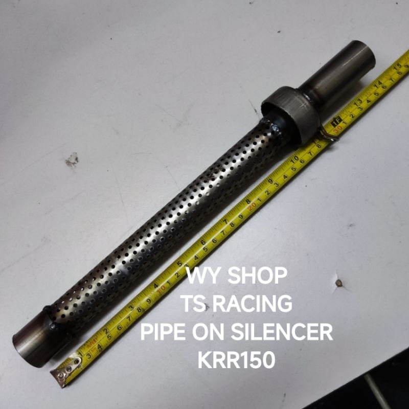 JENAMA TS RACING PIPE ON SILENCER WITH SPRING | Shopee Malaysia