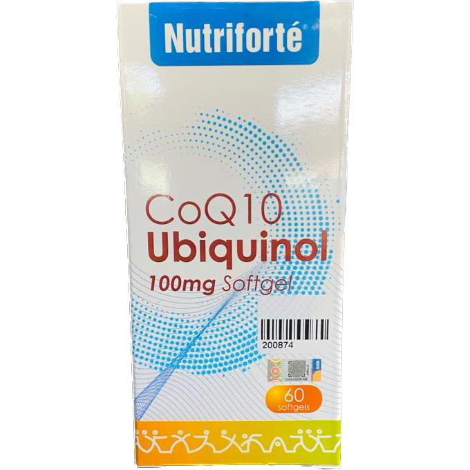 NUTRIFORTE COQ10 UBIQUINOL 100MG SGELS 60S EXP09/2024 Shopee Malaysia