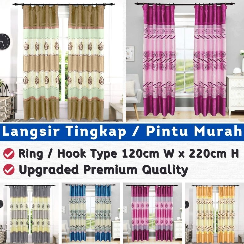 RENEOS Langsir Tingkap Murah Hook / Ring Langsir Pintu Bilik Semi ...