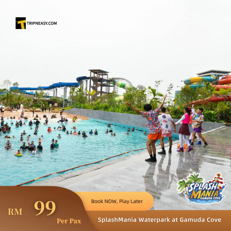 Tripneasy Splash Mania Waterpark Gamuda Cove Shopee Malaysia